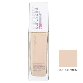 Maybelline New York Superstay 24H No:3 True Ivory Fondöten