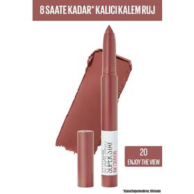 Maybelline New York Superstay Ink Crayon 20 Enjoy the View Kalem Ruj