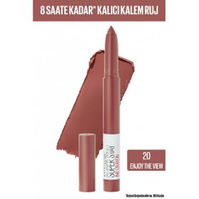 Maybelline New York Superstay Ink Crayon 20 Enjoy the View Kalem Ruj