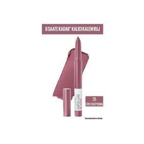 Maybelline New York Superstay Ink Crayon 25 Stay Exceptional Kalem Ruj