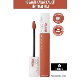 Maybelline New York Superstay Matte Ink Unnude 75 Fighter Ruj