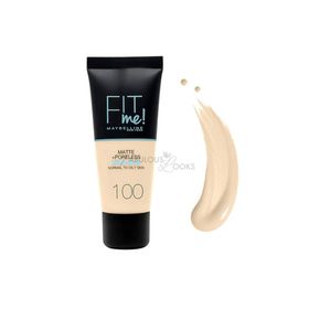 Maybelline No:100 Warm Ivory 30 ml Fit Me Matte+Poreless Fondöten