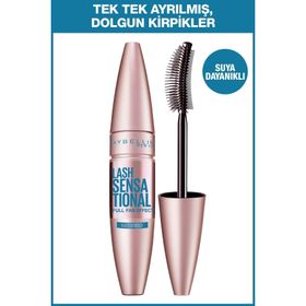 Maybelline Siyah Lash Sensational Yelpaze Etkili Waterproof Mascara