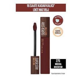 Maybelline Super Stay Matte Mocha Inventor 275 Ruj