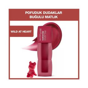 Maybelline Super Stay Teddy Tint 50 Wild At Heart Likit Mat Ruj