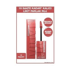 Maybellıne Superstay Vinly Ink Likit 15 Peachy Ruj