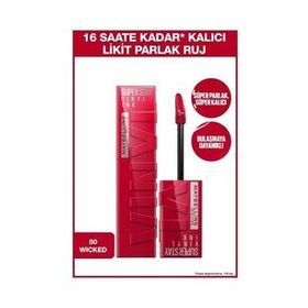 Maybelline Superstay Vinly Ink Likit 50 Wicked Ruj