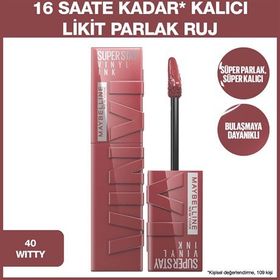 Maybelline Vinyl Ink No:40 Witty Likit Ruj