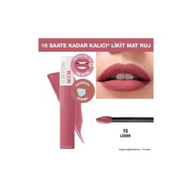 Maybelline Zodiac Super Stay Matte Ink No:15 Likit Ruj