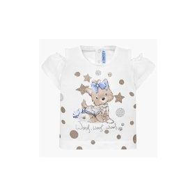 Mayoral 1007 Beyaz Bebek T-shirt