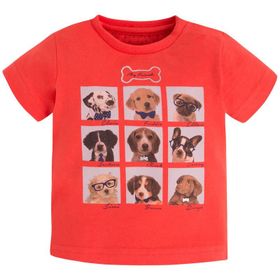 Mayoral 1010 Kırmızı Erkek Bebek Yazlık Kısa Kol T-shirt