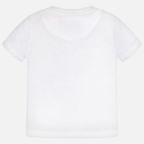 Mayoral 1013 Beyaz Kısa Kol Yazlık Erkek Bebek T-shirt