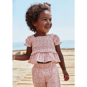 Mayoral 1193 Pembe Petekli Kız Bebek Bluz