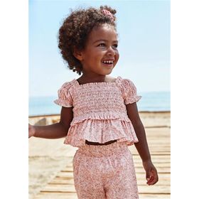Mayoral 1193 Pembe Petekli Kız Bebek Bluz