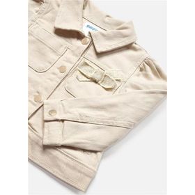 Mayoral 1407 Bej Gabardin Kız Bebek Ceket