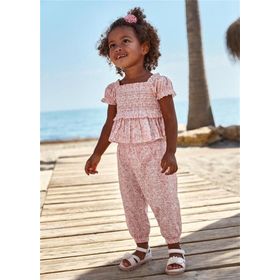Mayoral 1514 Pembe Uzun Kız Bebek Pantolon