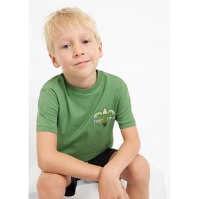 Mayoral 3013 Yeşil Kısa Kol Erkek Çocuk T-shirt