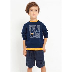 Mayoral 3237 Lacivert Bermuda Erkek Çocuk Şort