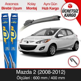Mazda 2 RBW 2008-2012 Muz Silecek Takımı