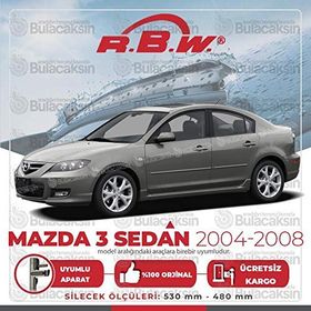 Mazda 3 2004-2008 Muz Silecek Takımı