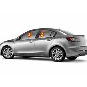 Mazda 3 Sedan 2003-2009 Üzeri 4 Parça Krom Cam Çıtası