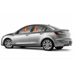 Mazda 3 Sedan 2003-2009 Üzeri 4 Parça Krom Cam Çıtası