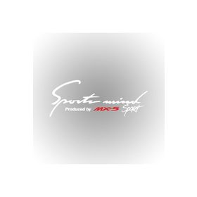 Mazda Mx-5 Sports Mind Oto Sticker