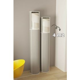 Mbois 6'lı 4 m2 Hava Geçiren Özellikli Pvc Pencereli Halı Kılıfı Hurcu