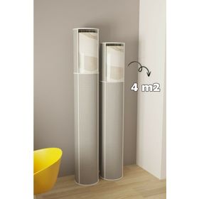 Mbois 6'lı 4 m2 Hava Geçiren Özellikli Pvc Pencereli Halı Kılıfı Hurcu