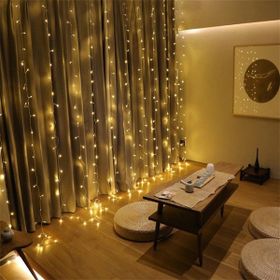 Mbois 8 Fonksiyonlu 200 10 Saçak Şerit 2x2 Perde İp LED Gün Işığı Aydınlatma