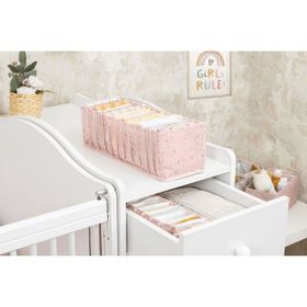 Mbois Baby 04096 Pembe Medium Akordiyon Organizer Çekmece Düzenleyici