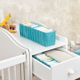 Mbois Baby 04102 Yeşil Small Akordiyon Organizer Çekmece Düzenleyici