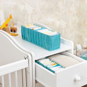 Mbois Baby 04102 Yeşil Small Akordiyon Organizer Çekmece Düzenleyici