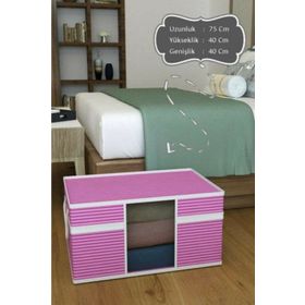 Mbois Mega Boy 40x40x75 cm Pencereli Hurç Çok Amaçlı Düzenleyici Saklama Kutusu