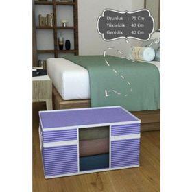 Mbois Mega Boy 40x40x75 cm Pencereli Hurç Çok Amaçlı Düzenleyici Saklama Kutusu