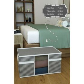 Mbois Mega Boy 40x40x75 cm Pencereli Hurç Çok Amaçlı Düzenleyici Saklama Kutusu