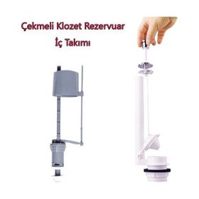 Mbois Su Tasarruflu Seramik Klozet Sifon Çekmeli Rezervuar İç Takım