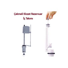 Mbois Su Tasarruflu Seramik Klozet Sifon Çekmeli Rezervuar İç Takım
