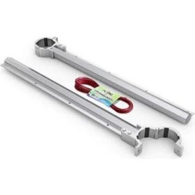Mbois Tks-06 Alüminyum Paslanmaz Küpeşte Çamaşır Askılığı