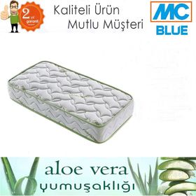 Mc Blue Aloevera Lüx Soft Ortopedik Yaylı 80x160 cm Yatak