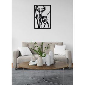 M&C Concept Siyah Deer Metal Duvar Panosu