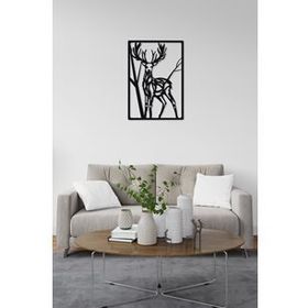 M&C Concept Siyah Deer Metal Duvar Panosu