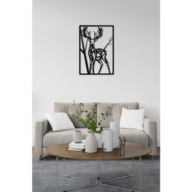 M&C Concept Siyah Deer Metal Duvar Panosu