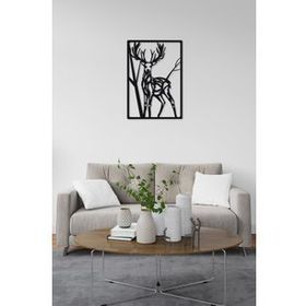 M&C Concept Siyah Deer Metal Duvar Panosu