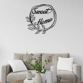 M&C Concept Siyah Sweet Home Metal Duvar Panosu