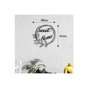 M&C Concept Siyah Sweet Home Metal Duvar Panosu