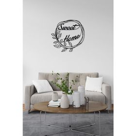 M&C Concept Siyah Sweet Home Metal Duvar Panosu