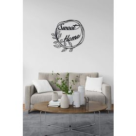 M&C Concept Siyah Sweet Home Metal Duvar Panosu