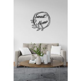M&C Concept Siyah Sweet Home Metal Duvar Panosu