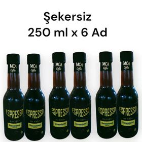 Mca Coffee Şekersiz 250 ml Espresso Soğuk Kahve